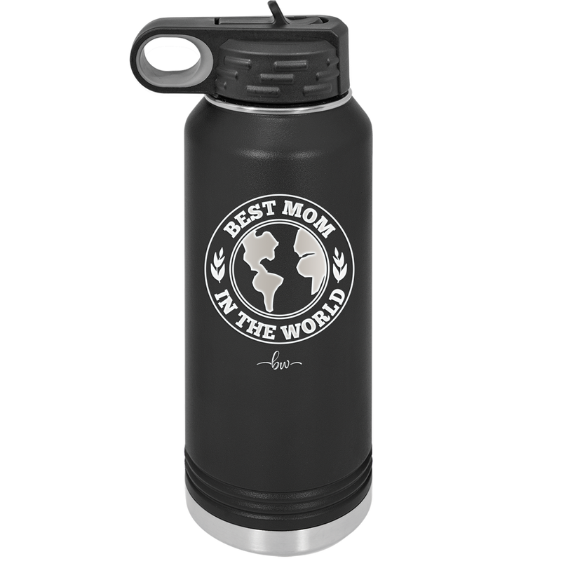 Best Mom in the World - Laser Engraved Stainless Steel Drinkware Gift for Mom - 1989 -