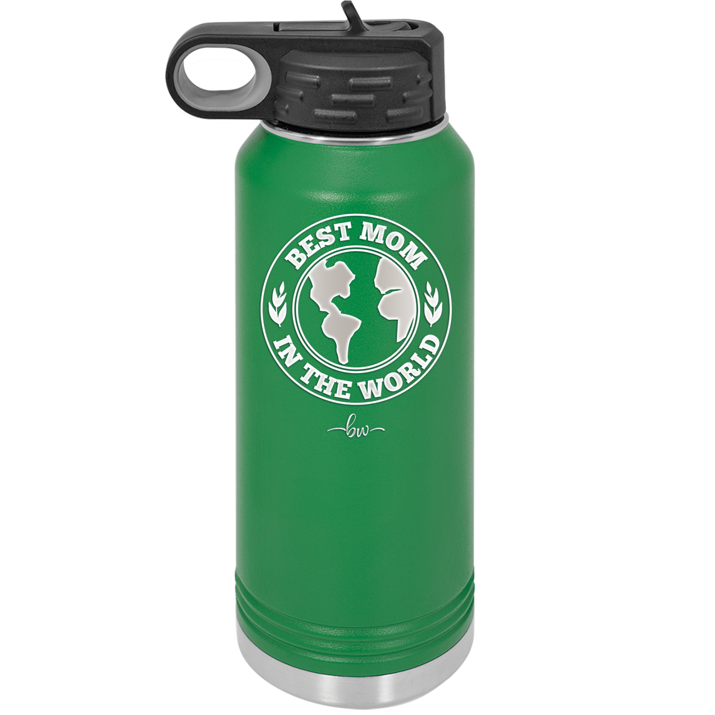 Best Mom in the World - Laser Engraved Stainless Steel Drinkware Gift for Mom - 1989 -