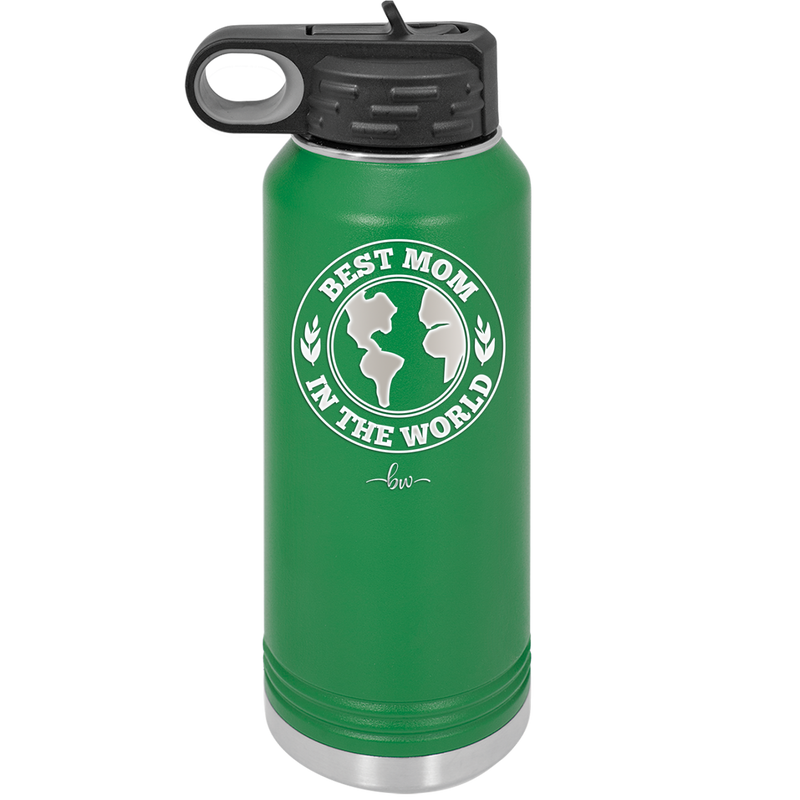Best Mom in the World - Laser Engraved Stainless Steel Drinkware Gift for Mom - 1989 -