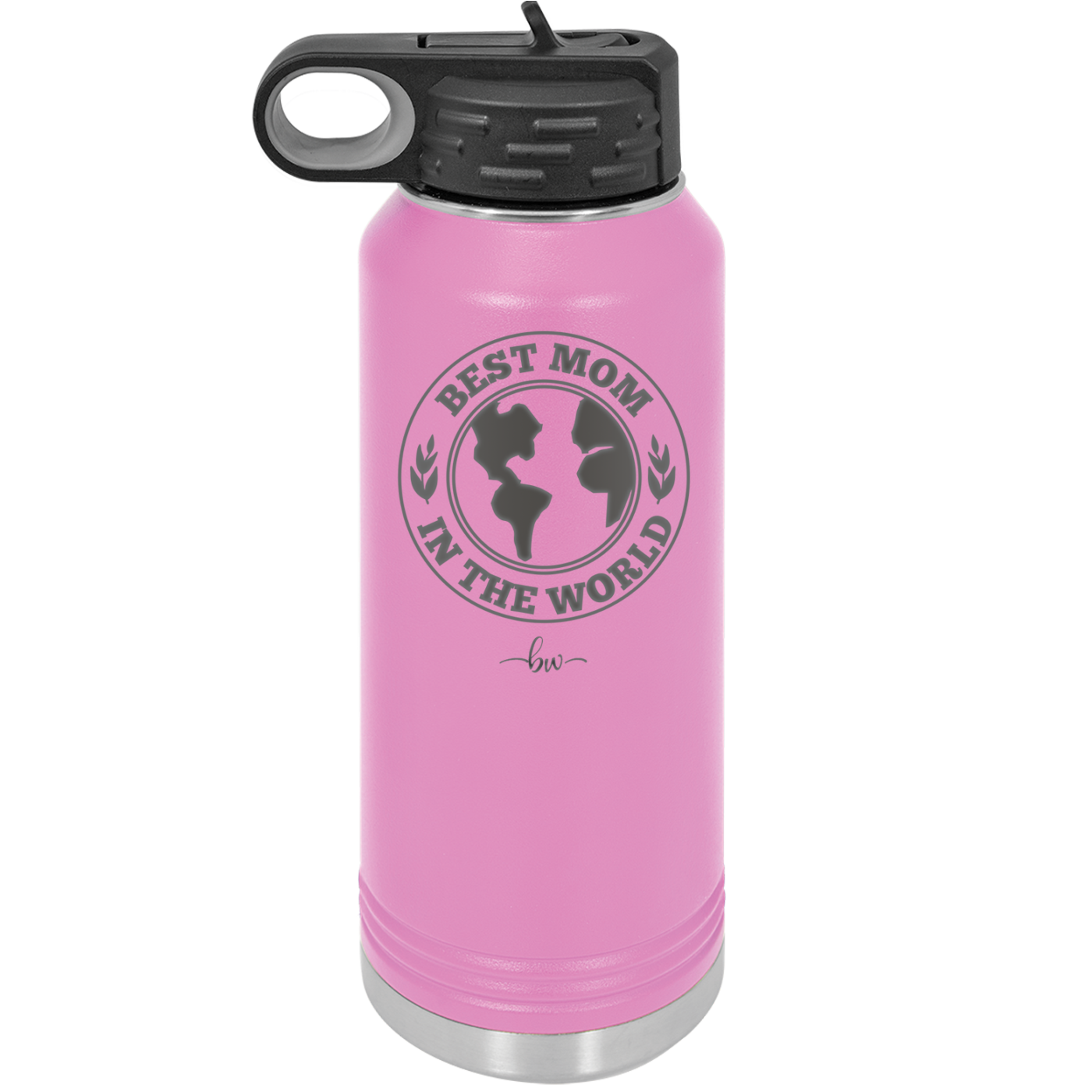 Best Mom in the World - Laser Engraved Stainless Steel Drinkware Gift for Mom - 1989 -
