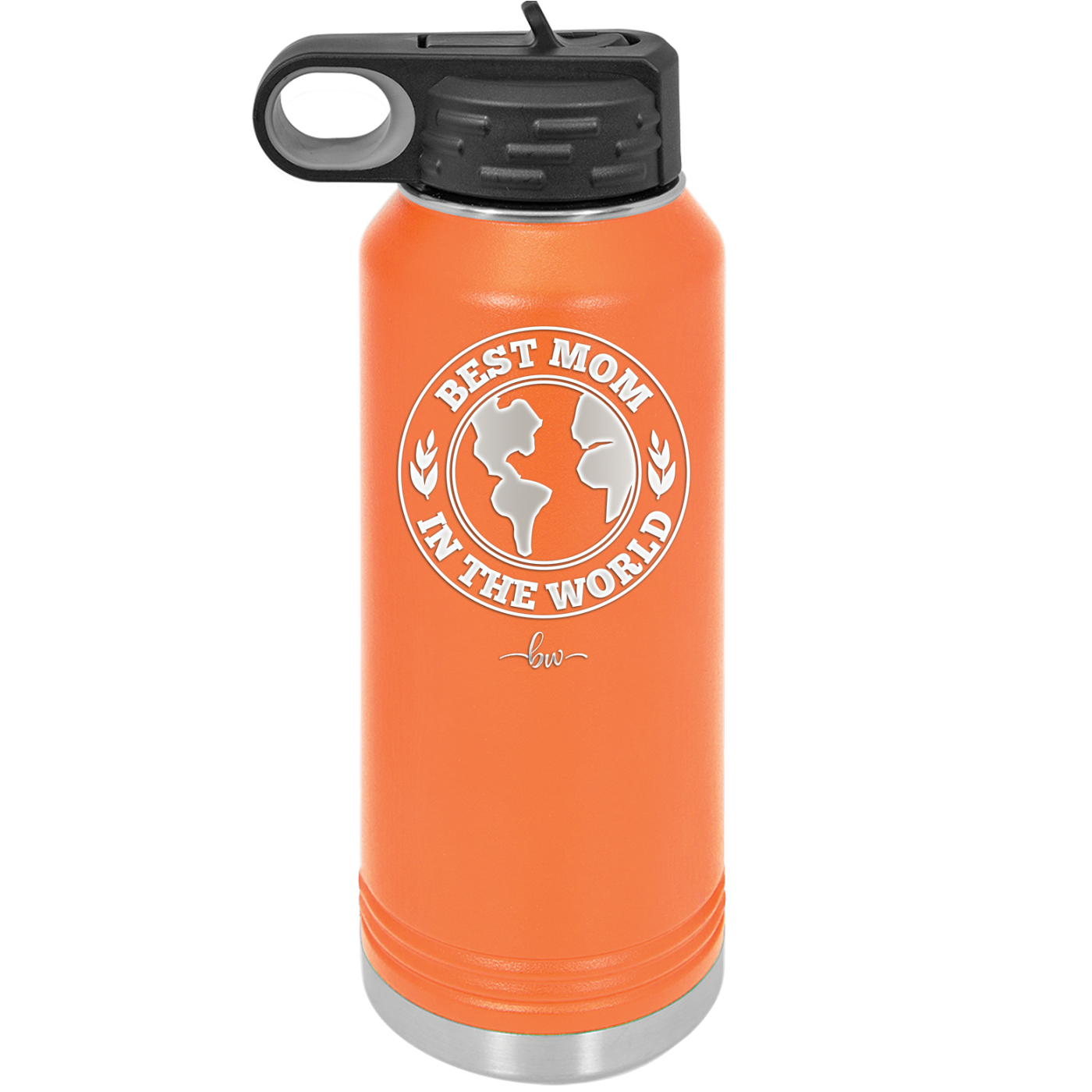 Best Mom in the World - Laser Engraved Stainless Steel Drinkware Gift for Mom - 1989 -
