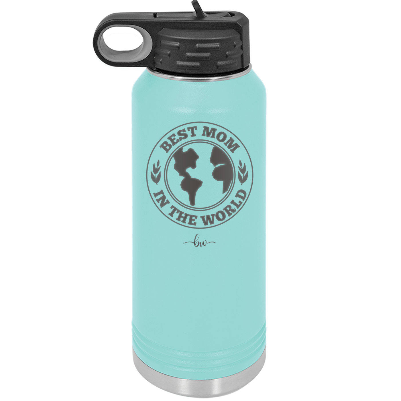 Best Mom in the World - Laser Engraved Stainless Steel Drinkware Gift for Mom - 1989 -