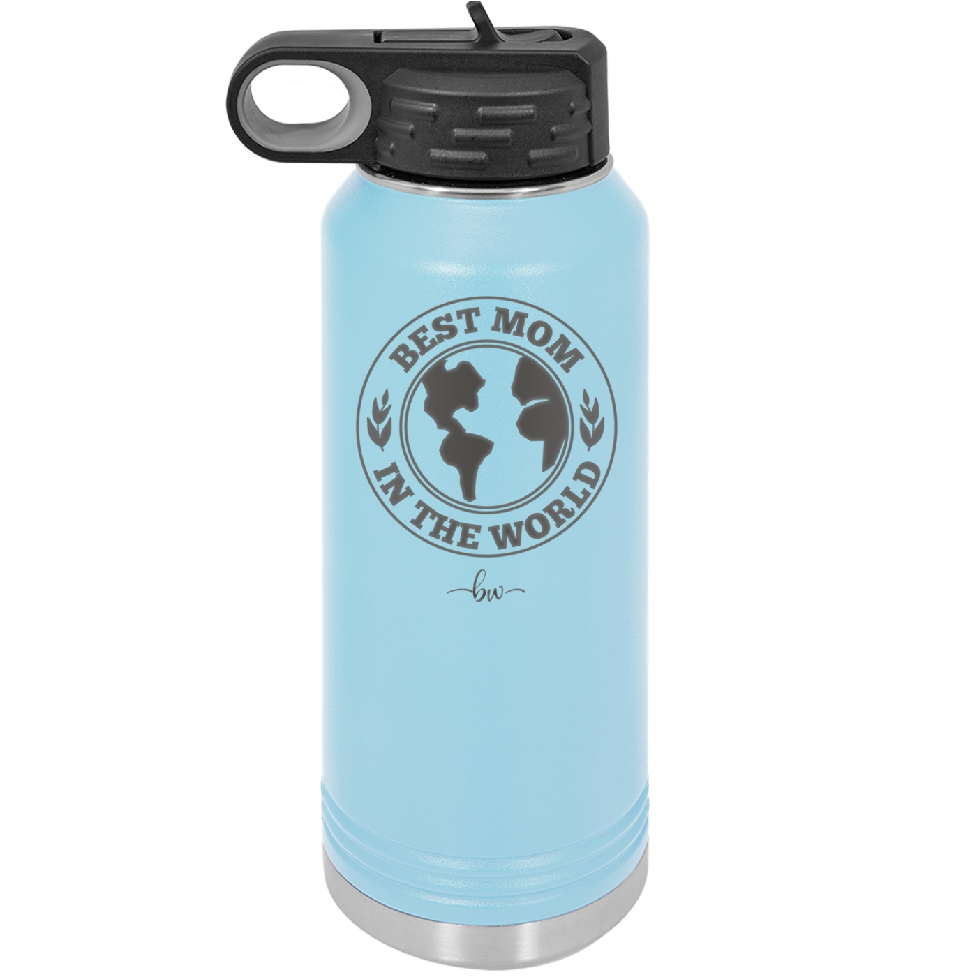 Best Mom in the World - Laser Engraved Stainless Steel Drinkware Gift for Mom - 1989 -