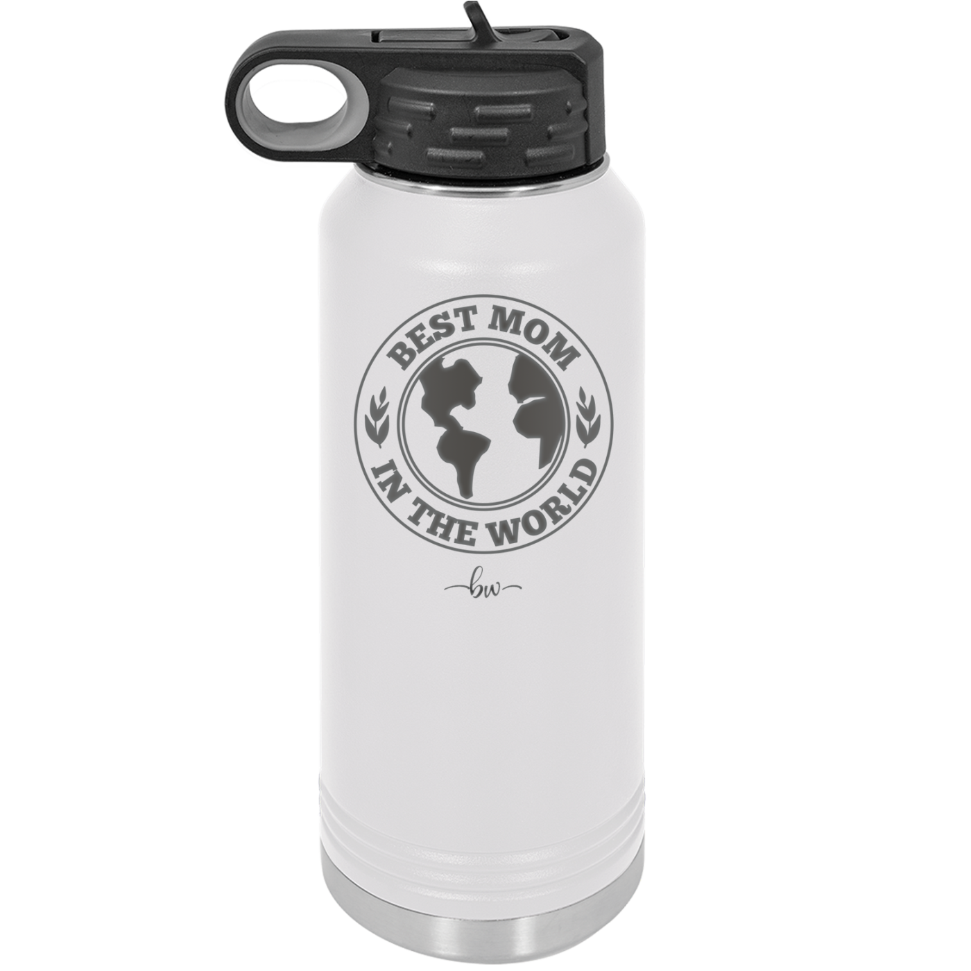 Best Mom in the World - Laser Engraved Stainless Steel Drinkware Gift for Mom - 1989 -
