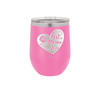 Best Mama Ever Heart - Laser Engraved Stainless Steel Drinkware - 1990 -