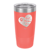 Best Mama Ever Heart - Laser Engraved Stainless Steel Drinkware - 1990 -