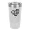 Best Mama Ever Heart - Laser Engraved Stainless Steel Drinkware - 1990 -