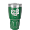 Best Mama Ever Heart - Laser Engraved Stainless Steel Drinkware - 1990 -