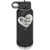 Best Mama Ever Heart - Laser Engraved Stainless Steel Drinkware - 1990 -