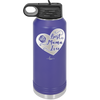 Best Mama Ever Heart - Laser Engraved Stainless Steel Drinkware - 1990 -