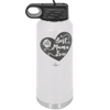 Best Mama Ever Heart - Laser Engraved Stainless Steel Drinkware - 1990 -