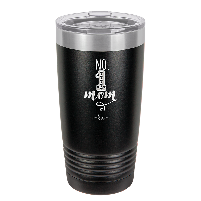 No 1 Mom - Laser Engraved Stainless Steel Drinkware - 1992 -