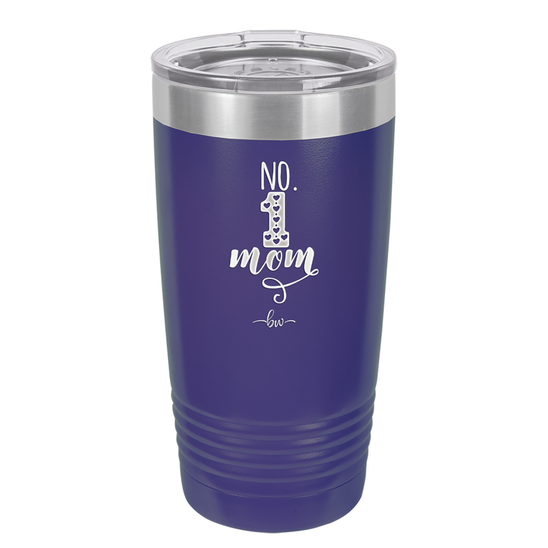 No 1 Mom - Laser Engraved Stainless Steel Drinkware - 1992 -