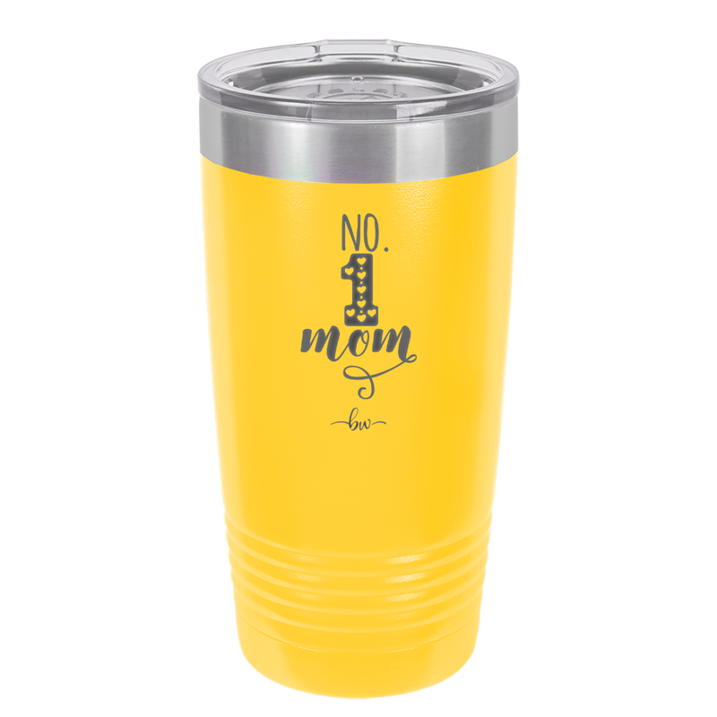 No 1 Mom - Laser Engraved Stainless Steel Drinkware - 1992 -
