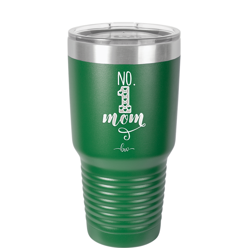 No 1 Mom - Laser Engraved Stainless Steel Drinkware - 1992 -