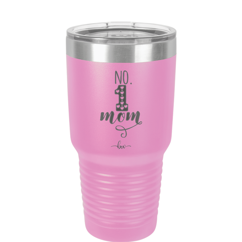 No 1 Mom - Laser Engraved Stainless Steel Drinkware - 1992 -