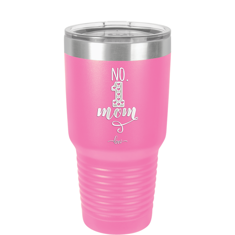 No 1 Mom - Laser Engraved Stainless Steel Drinkware - 1992 -