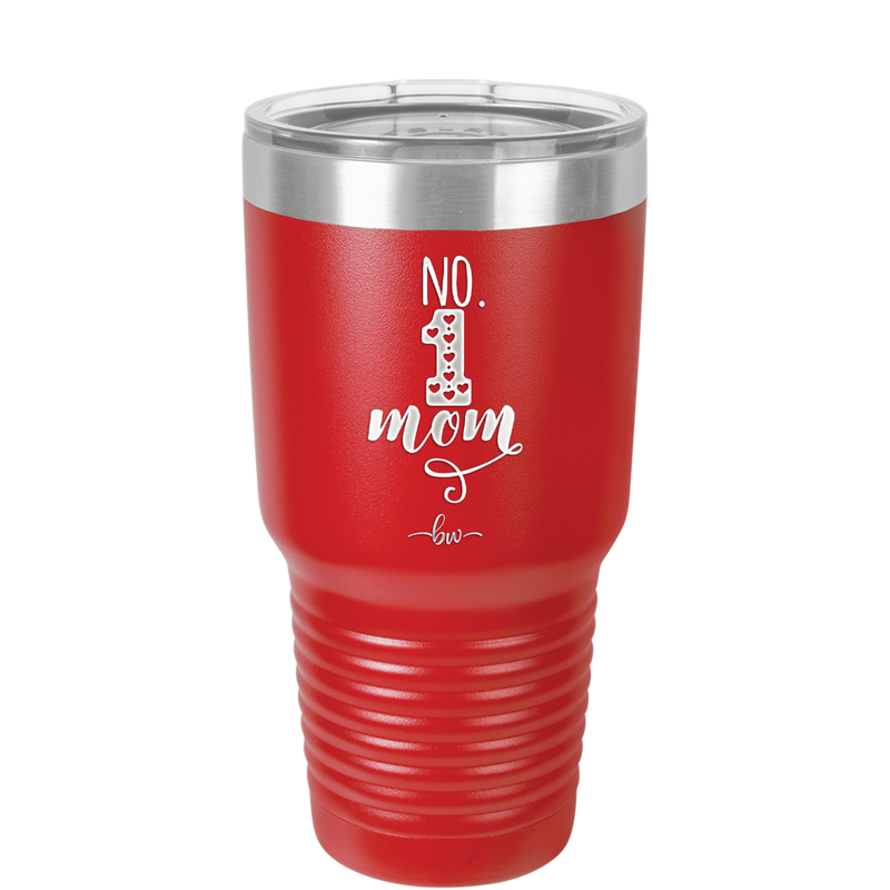 No 1 Mom - Laser Engraved Stainless Steel Drinkware - 1992 -
