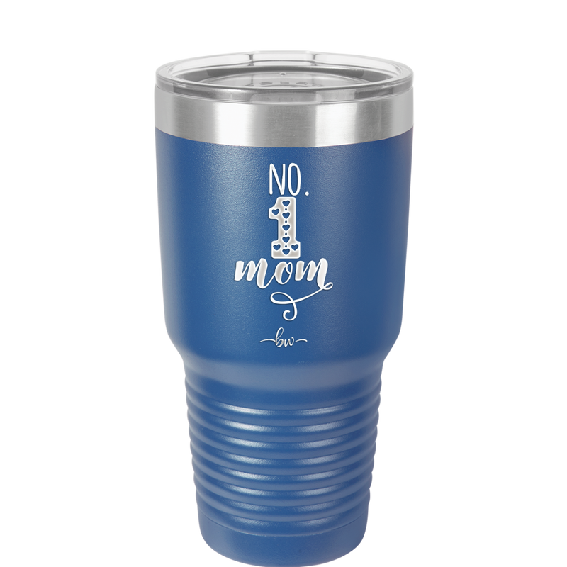 No 1 Mom - Laser Engraved Stainless Steel Drinkware - 1992 -