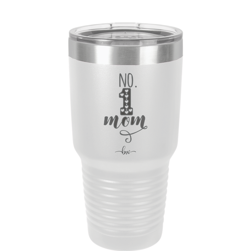 No 1 Mom - Laser Engraved Stainless Steel Drinkware - 1992 -