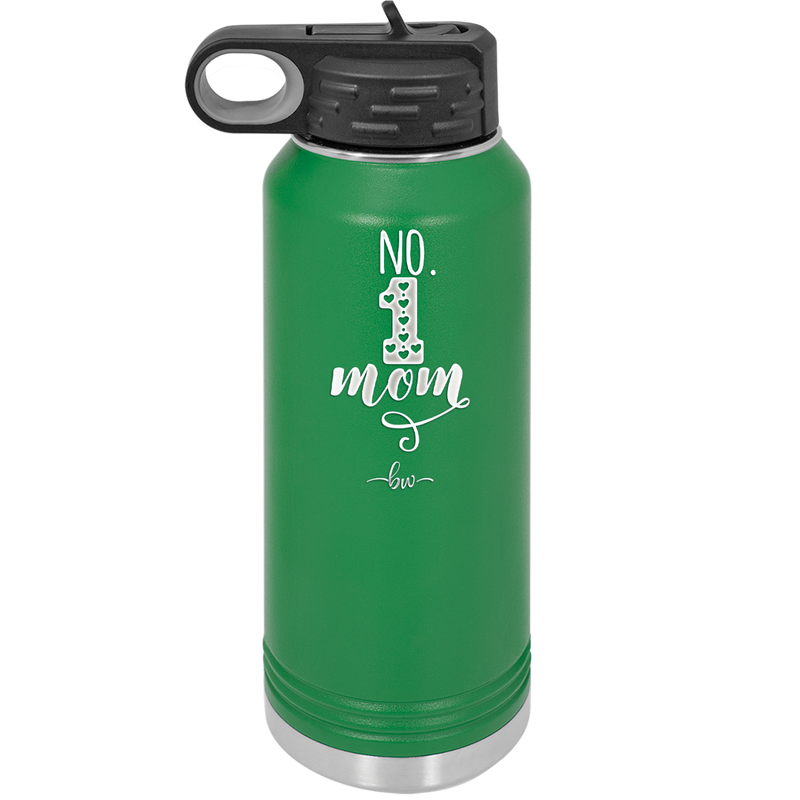 No 1 Mom - Laser Engraved Stainless Steel Drinkware - 1992 -