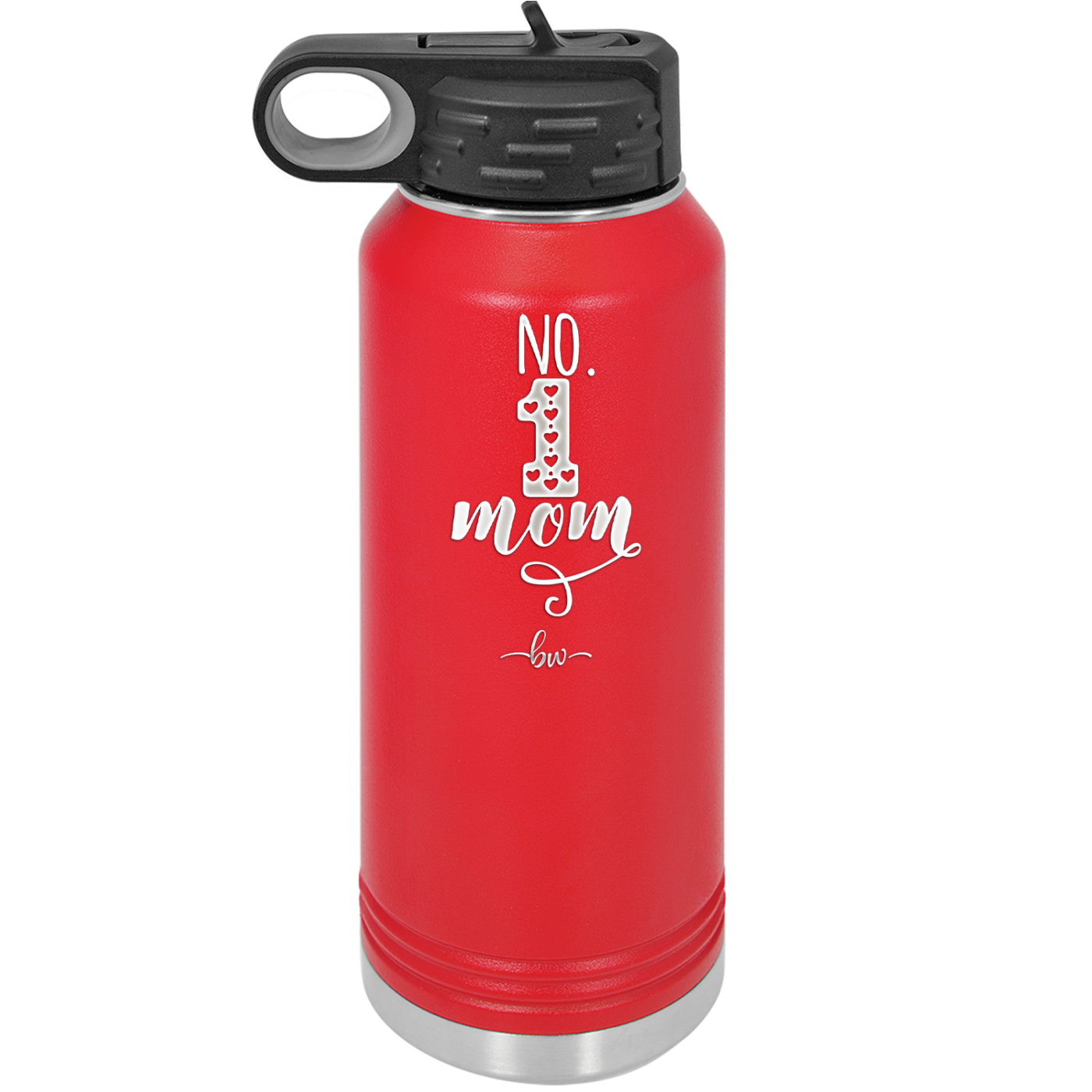 No 1 Mom - Laser Engraved Stainless Steel Drinkware - 1992 -