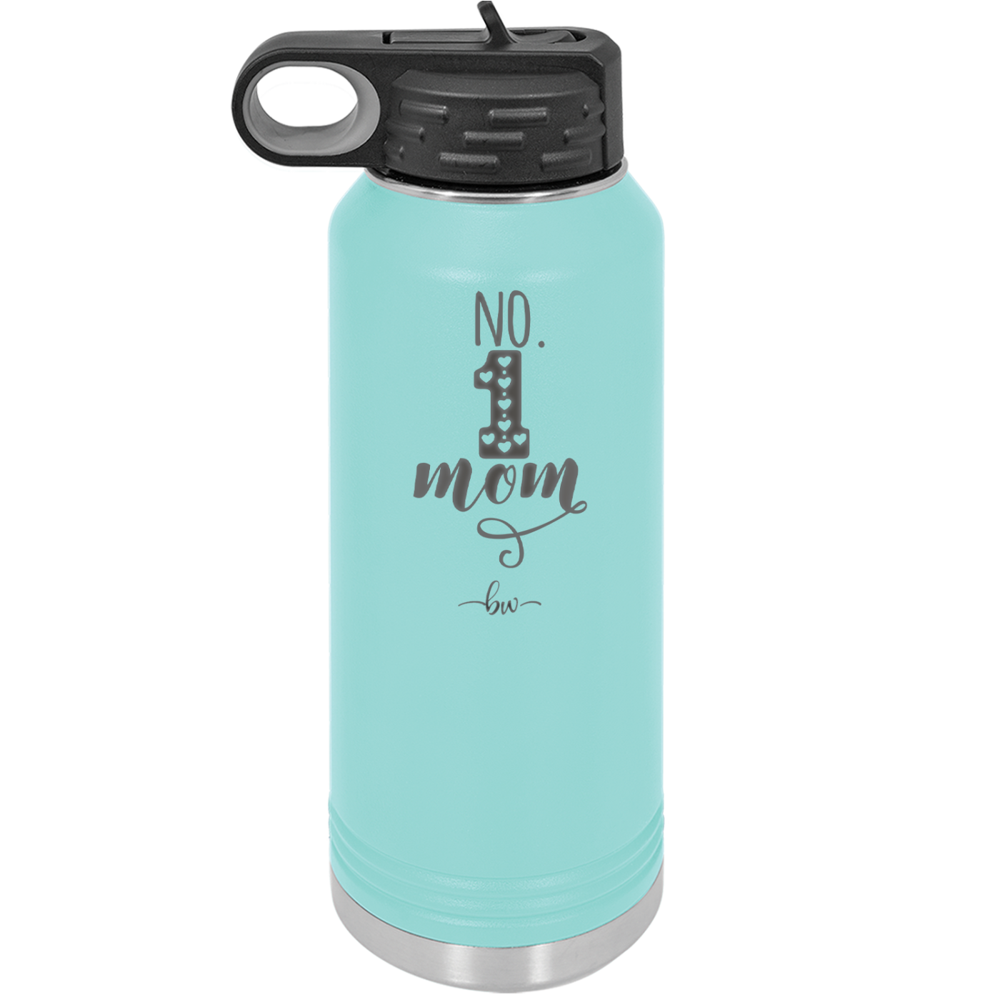 No 1 Mom - Laser Engraved Stainless Steel Drinkware - 1992 -
