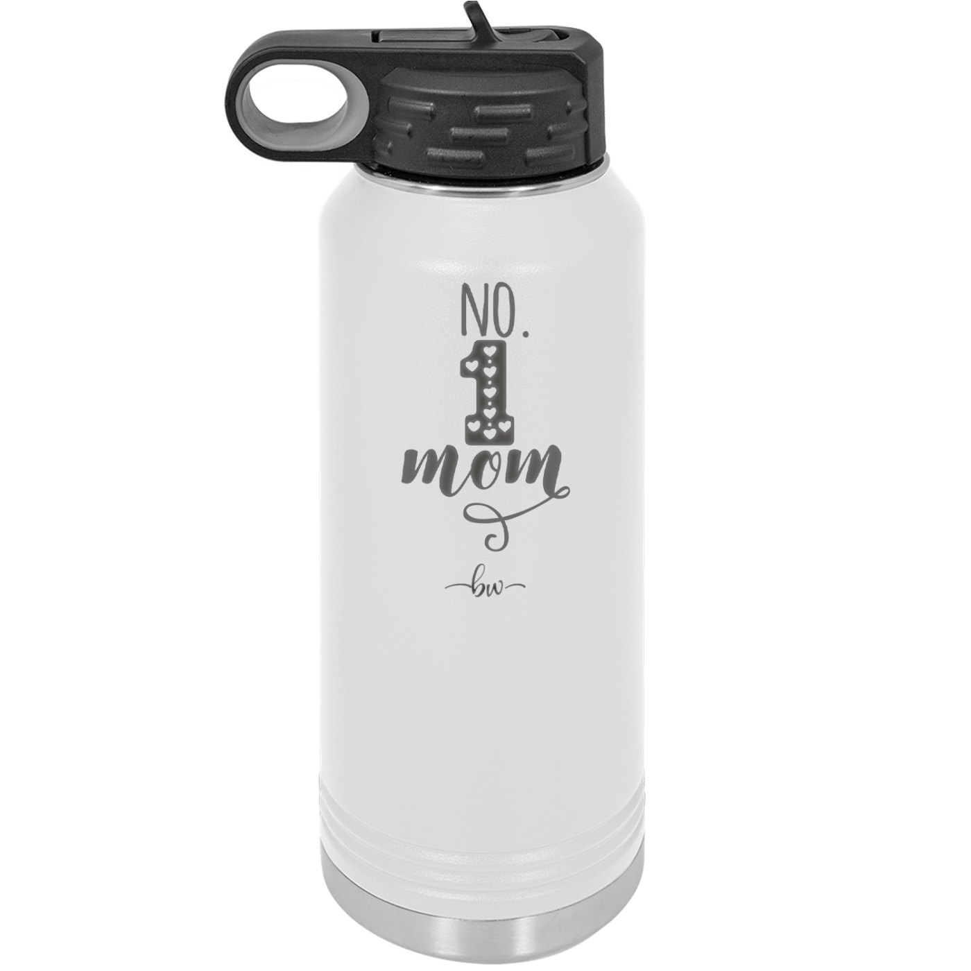 No 1 Mom - Laser Engraved Stainless Steel Drinkware - 1992 -