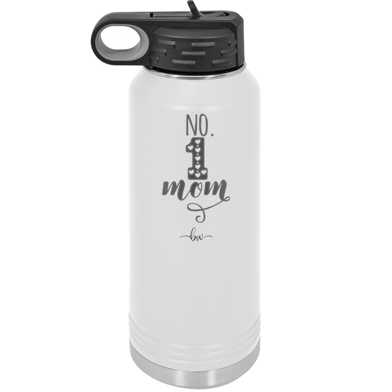 No 1 Mom - Laser Engraved Stainless Steel Drinkware - 1992 -