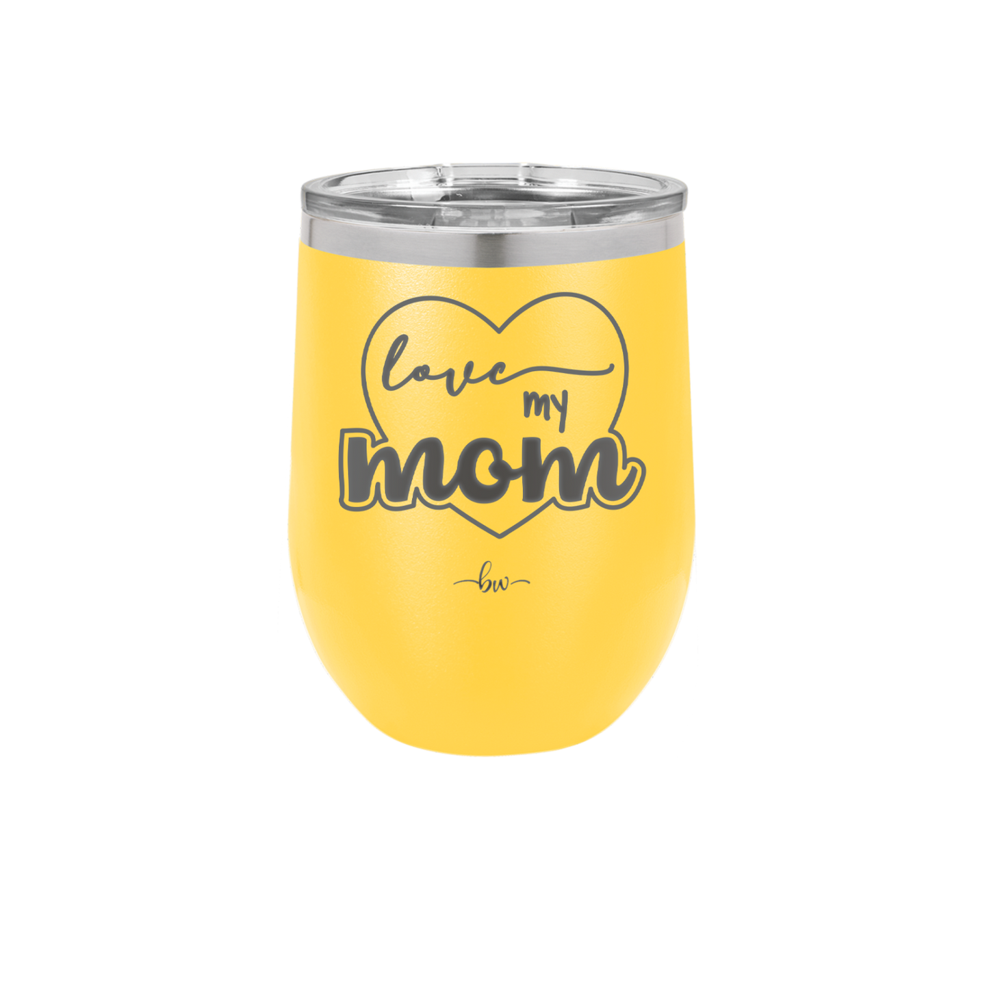 Love My Mom - Laser Engraved Stainless Steel Drinkware - 1997 -