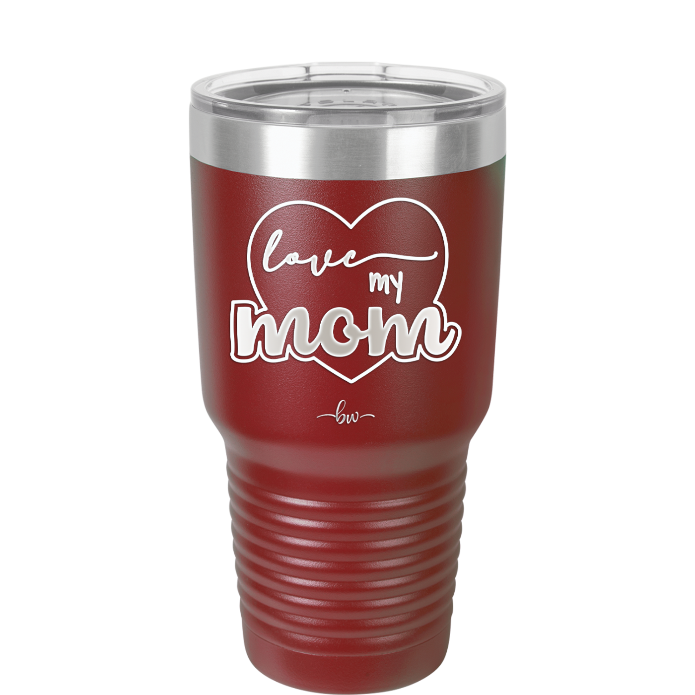 Love My Mom - Laser Engraved Stainless Steel Drinkware - 1997 -