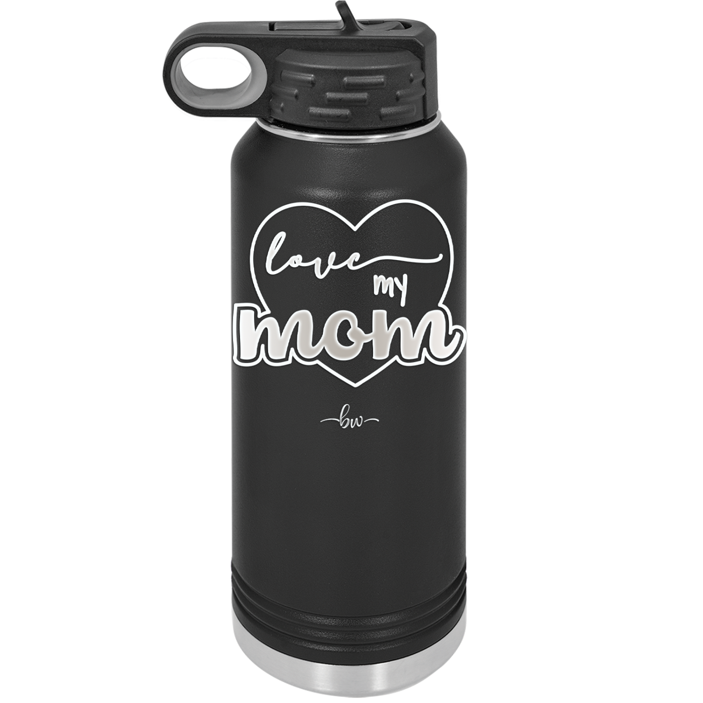 Love My Mom - Laser Engraved Stainless Steel Drinkware - 1997 -