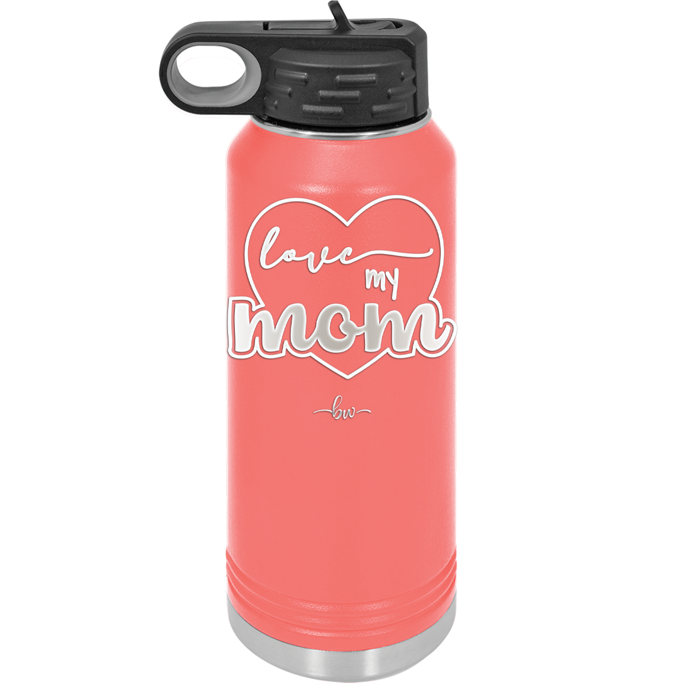 Love My Mom - Laser Engraved Stainless Steel Drinkware - 1997 -