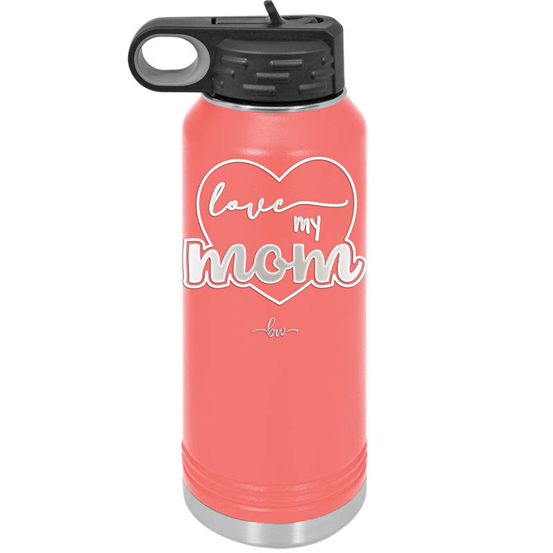 Love My Mom - Laser Engraved Stainless Steel Drinkware - 1997 -
