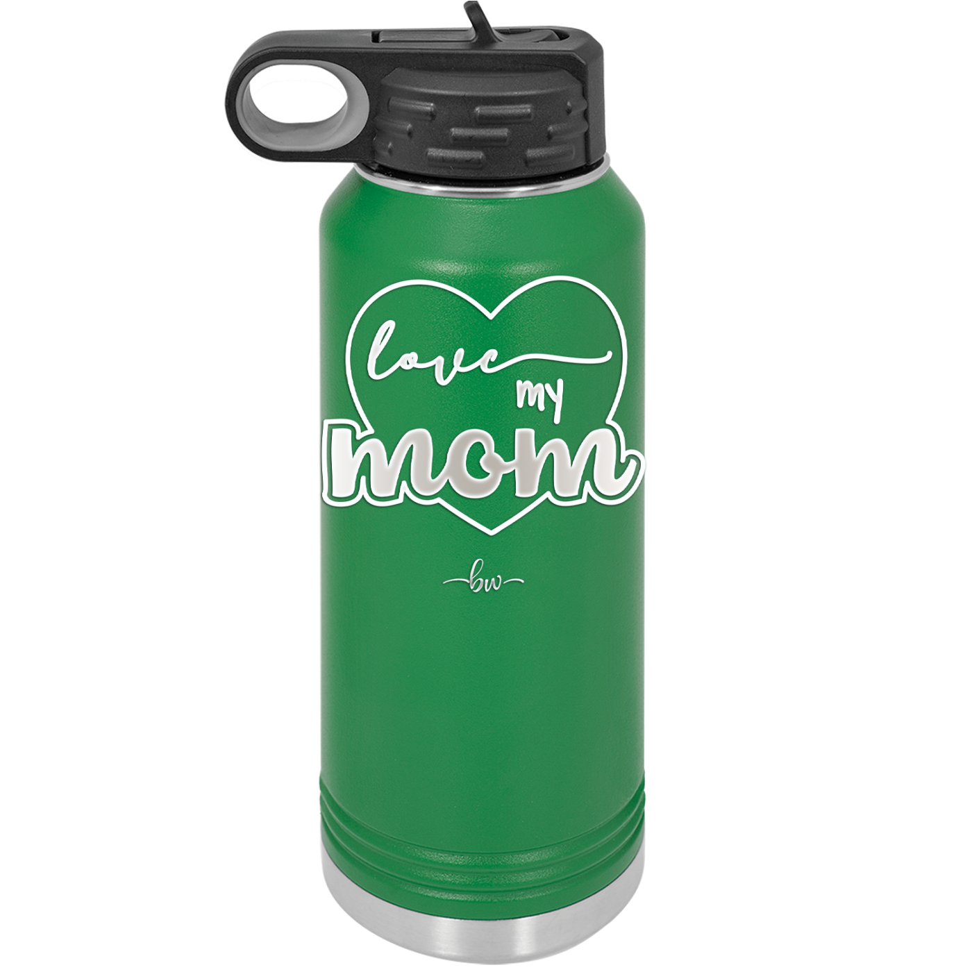 Love My Mom - Laser Engraved Stainless Steel Drinkware - 1997 -