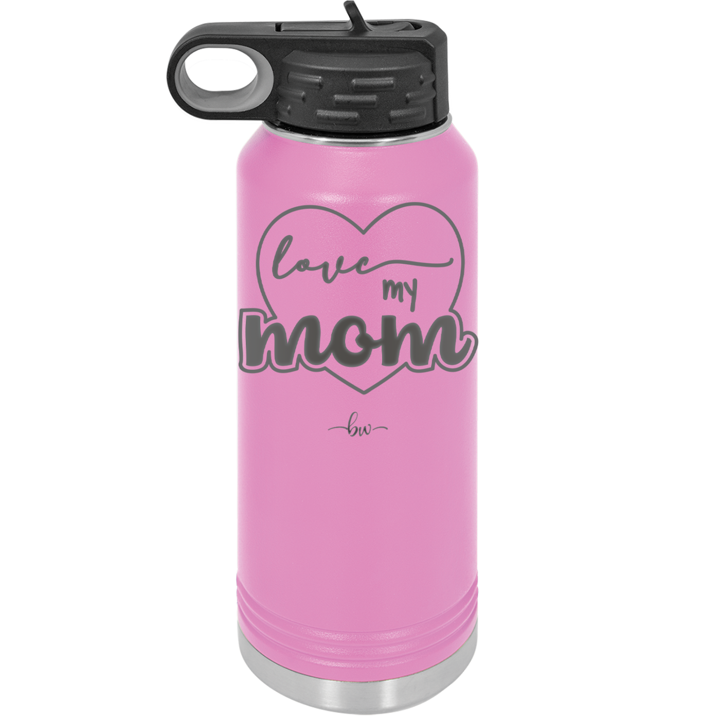 Love My Mom - Laser Engraved Stainless Steel Drinkware - 1997 -