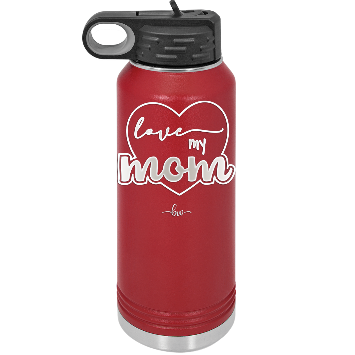 Love My Mom - Laser Engraved Stainless Steel Drinkware - 1997 -