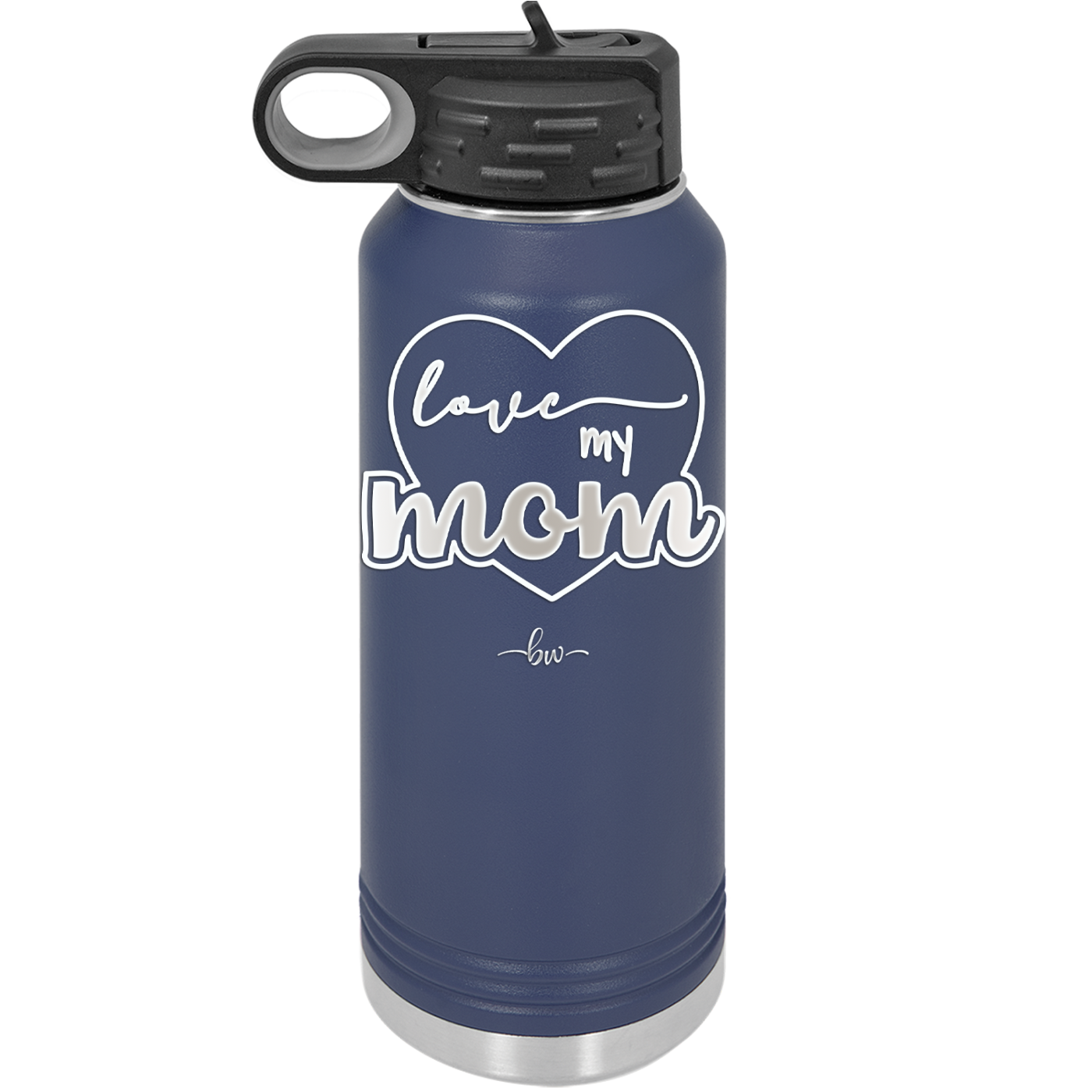 Love My Mom - Laser Engraved Stainless Steel Drinkware - 1997 -