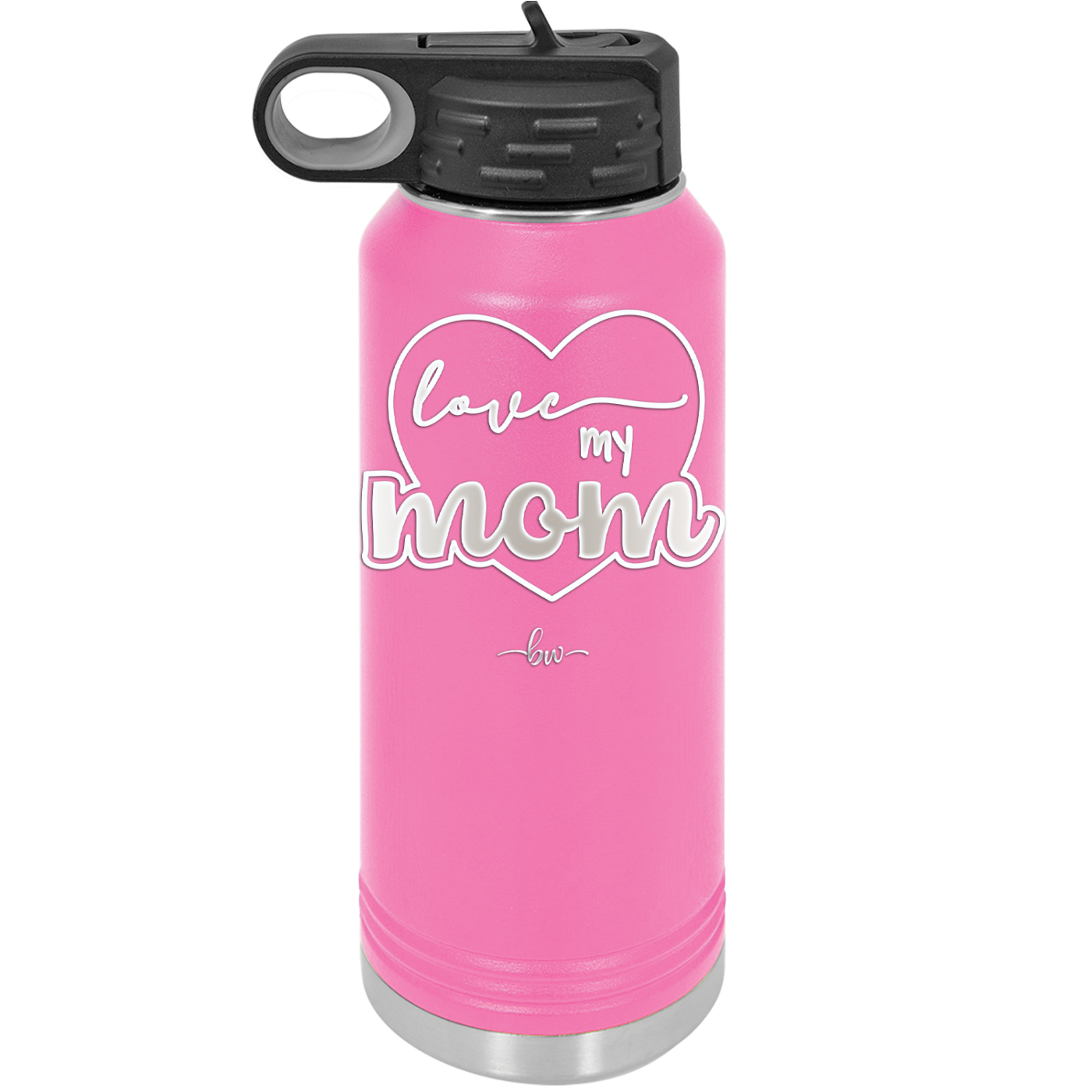Love My Mom - Laser Engraved Stainless Steel Drinkware - 1997 -