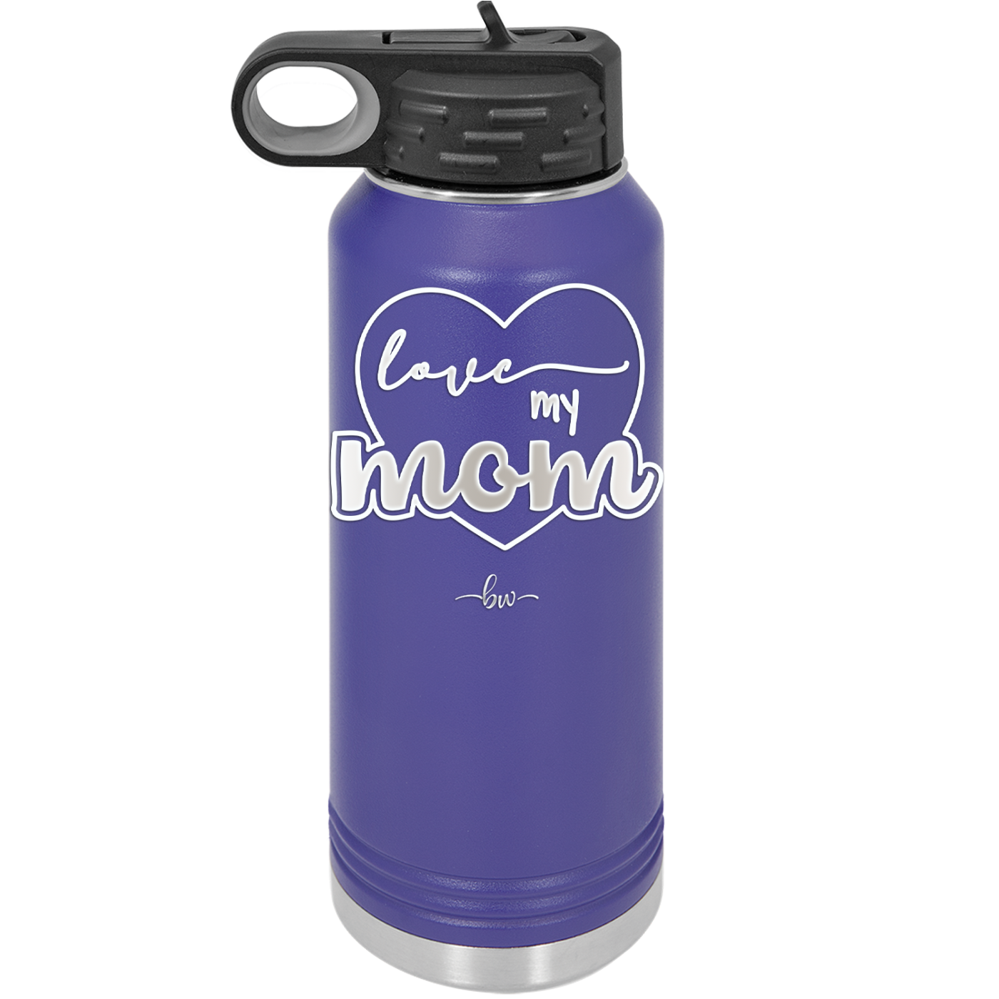 Love My Mom - Laser Engraved Stainless Steel Drinkware - 1997 -