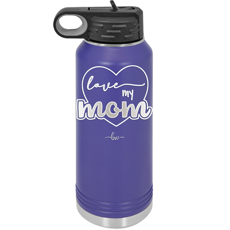 Love My Mom - Laser Engraved Stainless Steel Drinkware - 1997 -