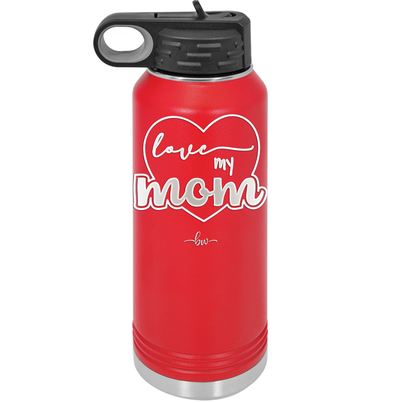 Love My Mom - Laser Engraved Stainless Steel Drinkware - 1997 -