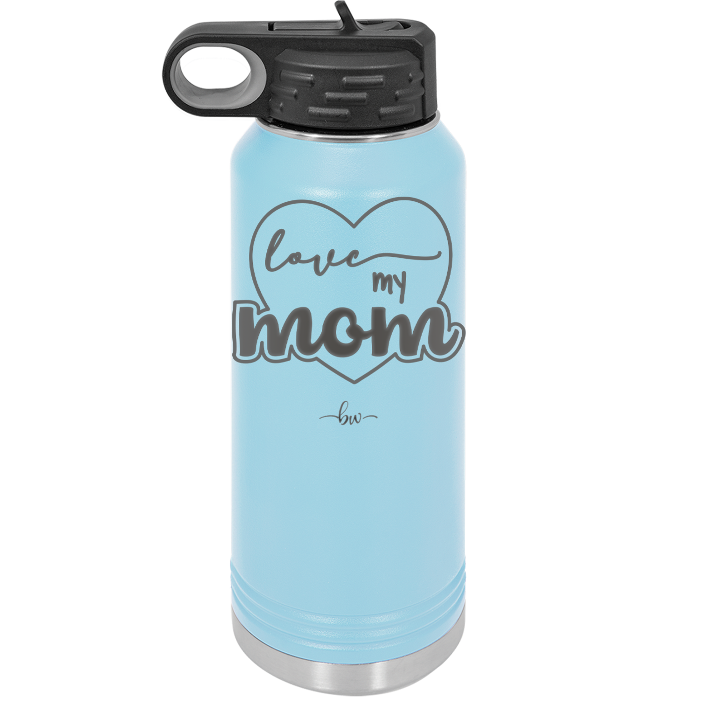 Love My Mom - Laser Engraved Stainless Steel Drinkware - 1997 -
