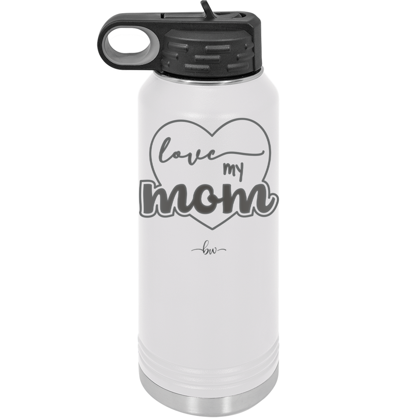 Love My Mom - Laser Engraved Stainless Steel Drinkware - 1997 -