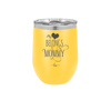 My Heart Belongs to Mommy Pretty - Laser Engraved Stainless Steel Drinkware - 1999 -