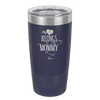 My Heart Belongs to Mommy Pretty - Laser Engraved Stainless Steel Drinkware - 1999 -