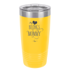My Heart Belongs to Mommy Pretty - Laser Engraved Stainless Steel Drinkware - 1999 -