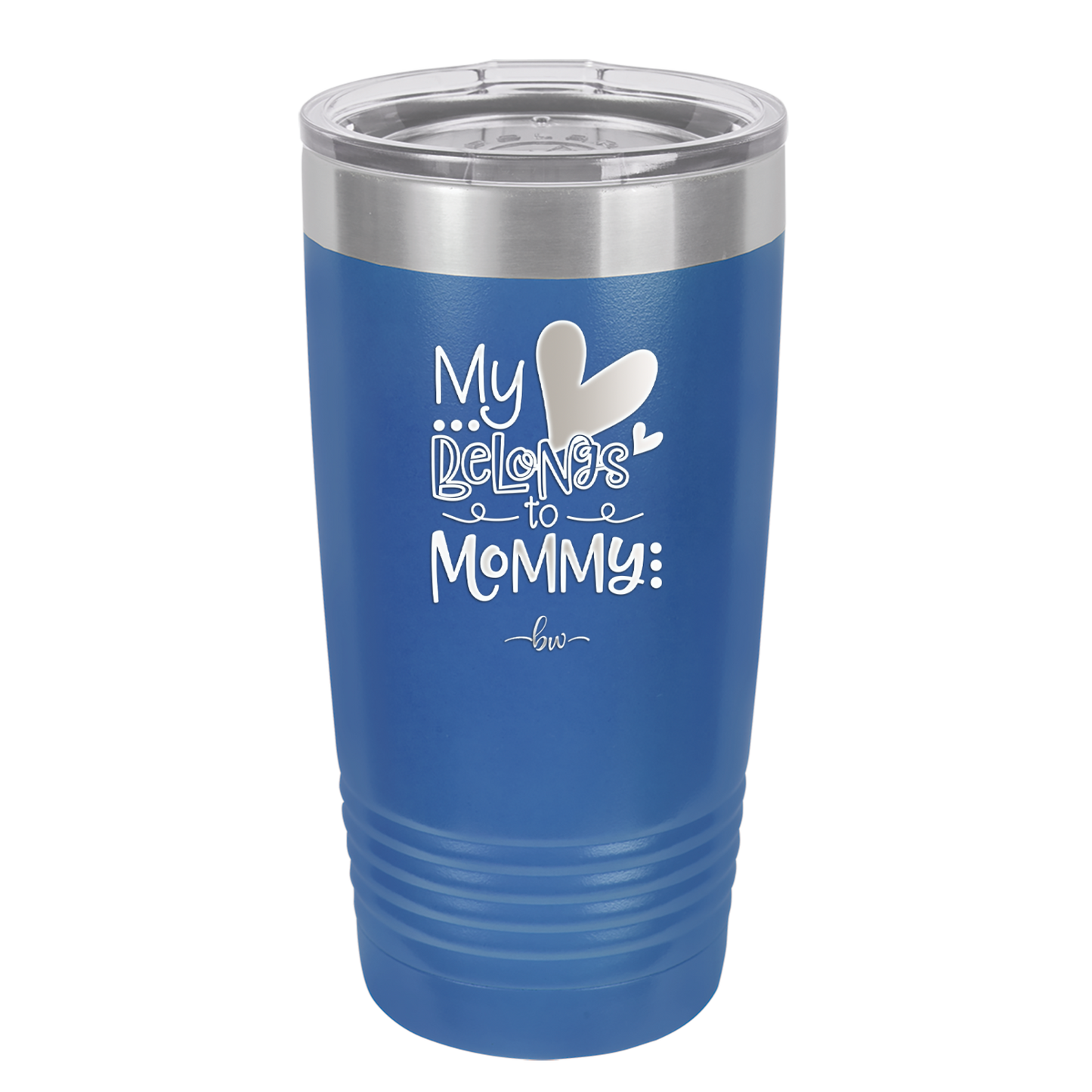 My Heart Belongs to Mommy Cute - Laser Engraved Stainless Steel Drinkware - 2000 -