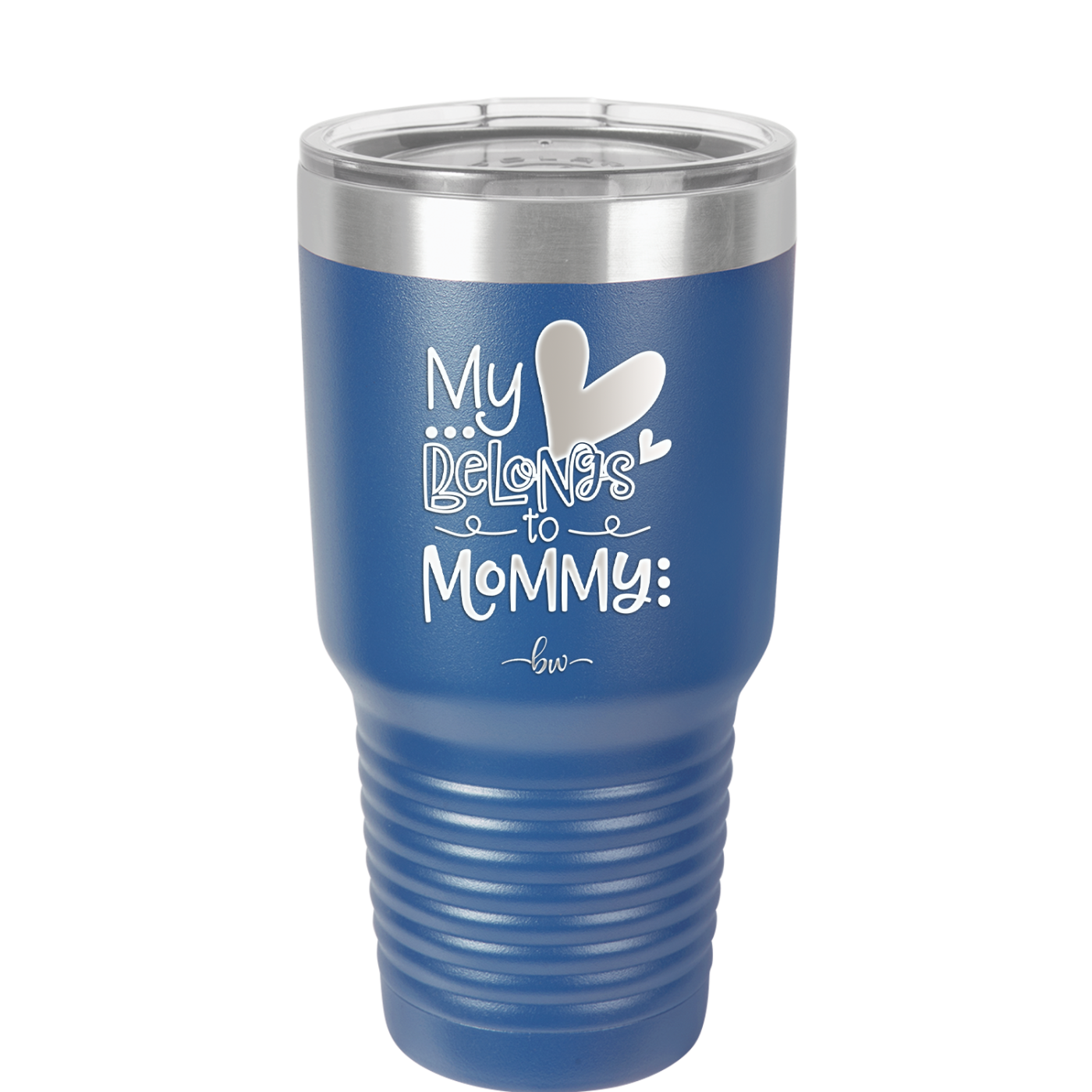 My Heart Belongs to Mommy Cute - Laser Engraved Stainless Steel Drinkware - 2000 -