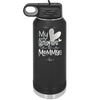My Heart Belongs to Mommy Cute - Laser Engraved Stainless Steel Drinkware - 2000 -